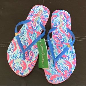 Lilly Pulitzer Flip Flops Shoes
